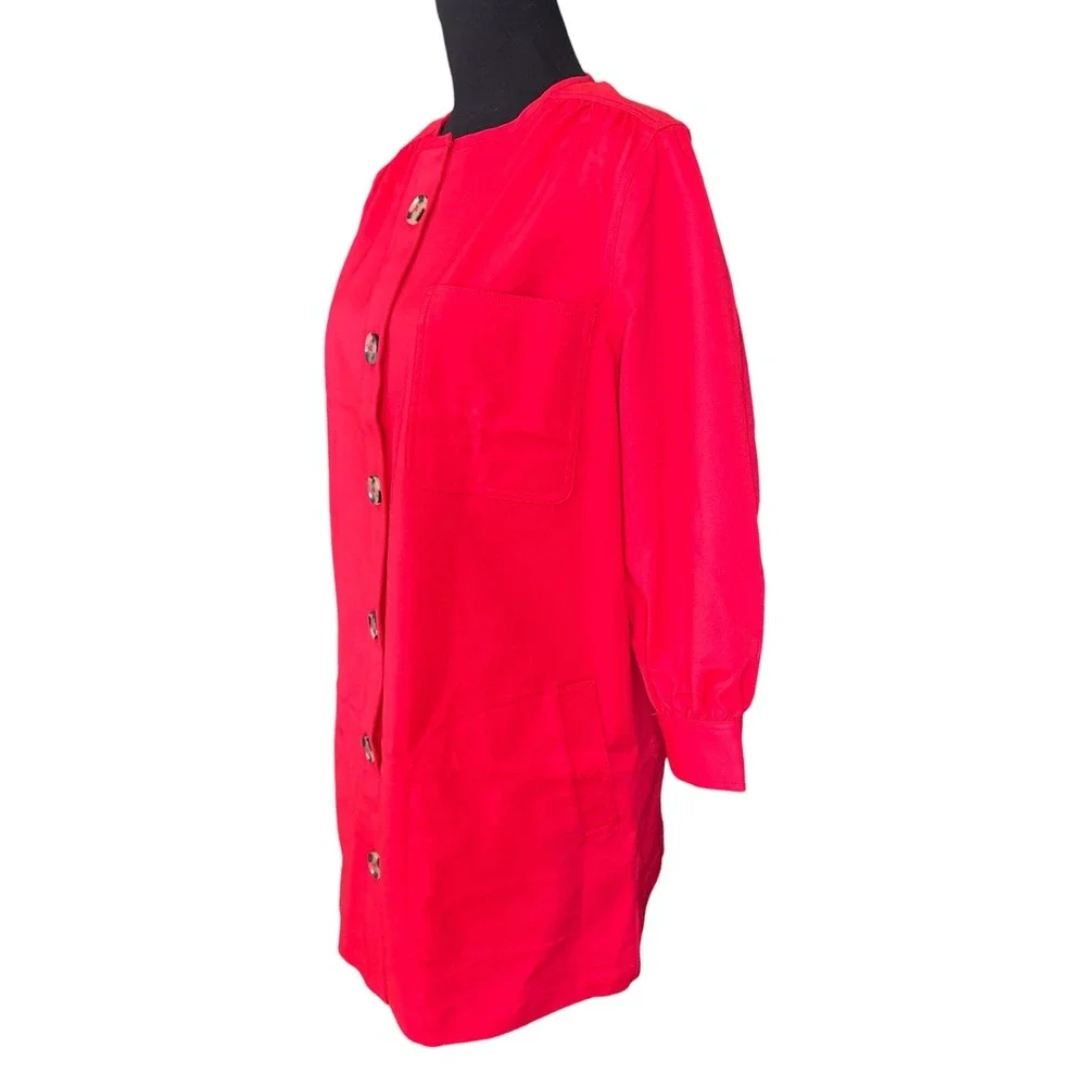 Tuckernuck Red Blake Dress,Medium, Preppy Chic Timeless Coastal Nautical Classic - Picture 5 of 10